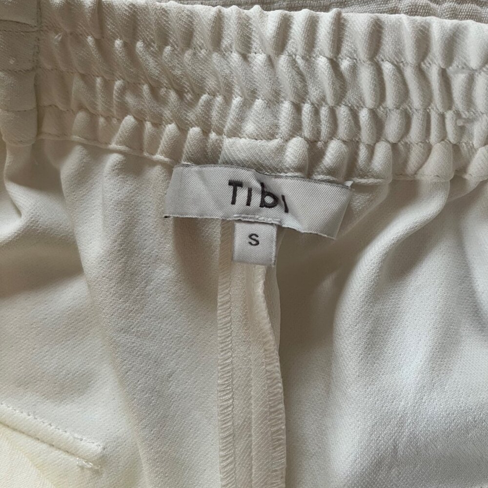 Tibi Chalky Drape Plashet Jogger- Regular- White- SR - Picture 4 of 13